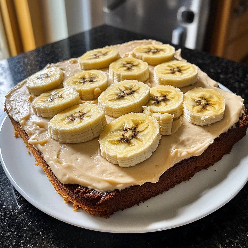Bananenkuchen mit Frischkäse Frosting