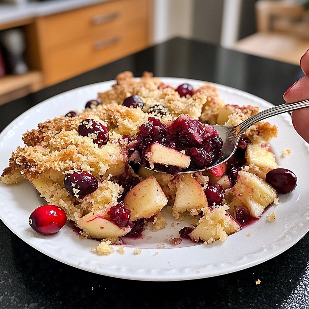 Traditionelle Cranberry-Apfel-Füllung