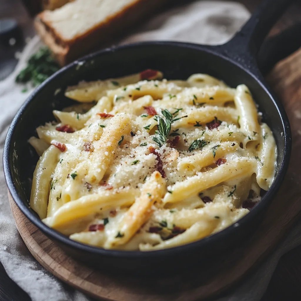 Schupfnudel-Auflauf nach Flammkuchen-Art