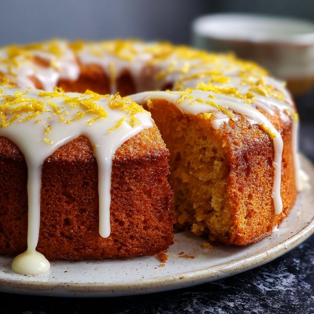 Zitronenkuchen mit Frischkäse