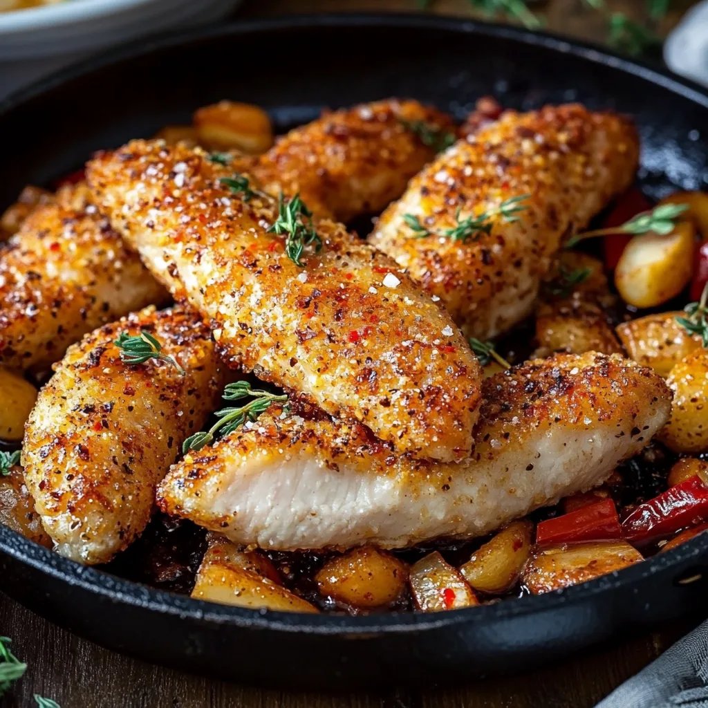 Hähnchenstreifen einfach zubereiten!