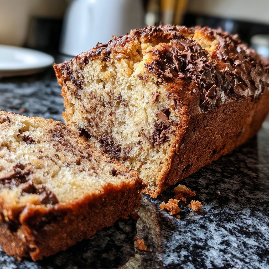 Bananenkuchen mit Schokostückchen