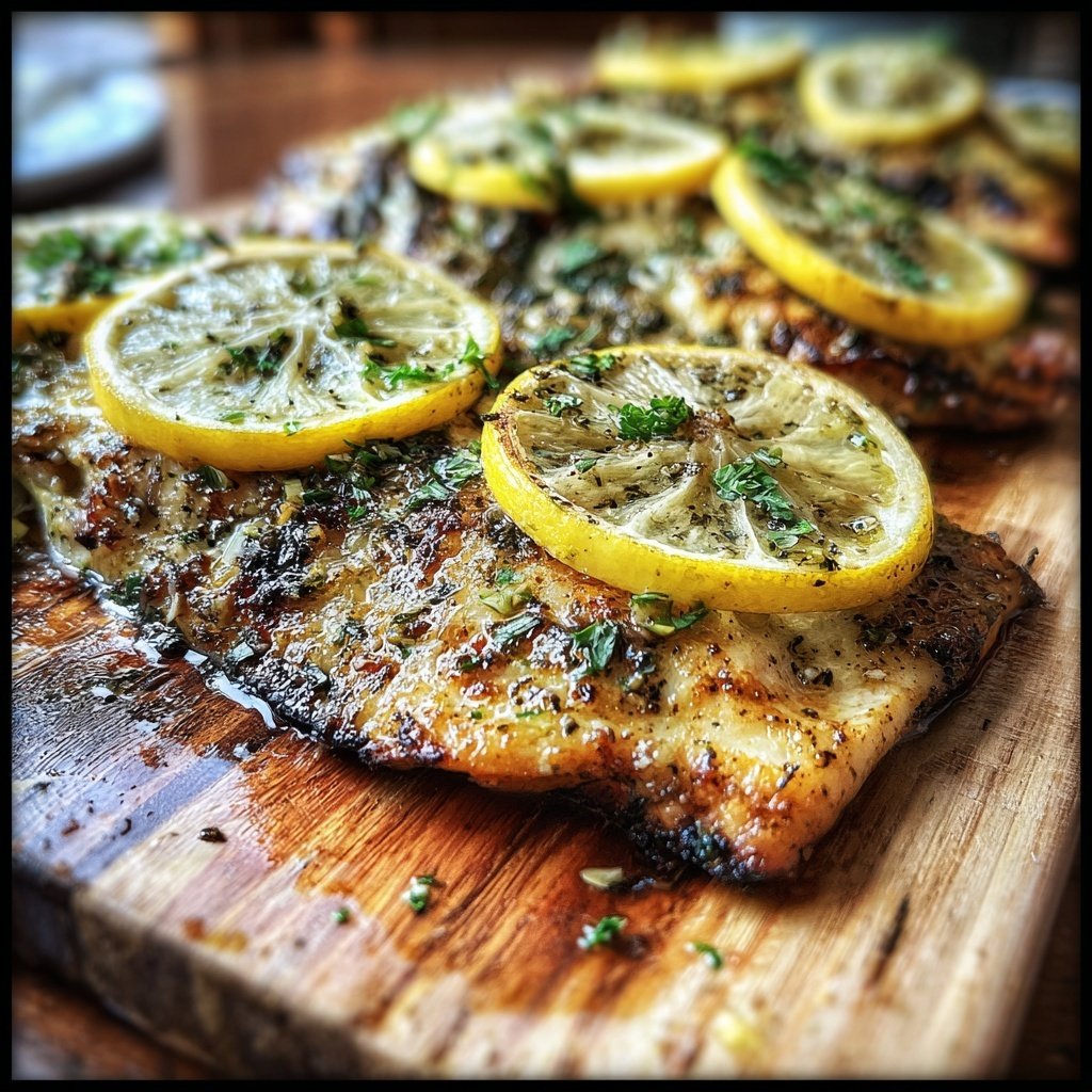 Gesund & Leicht Zitronen-Gegrillter Fisch