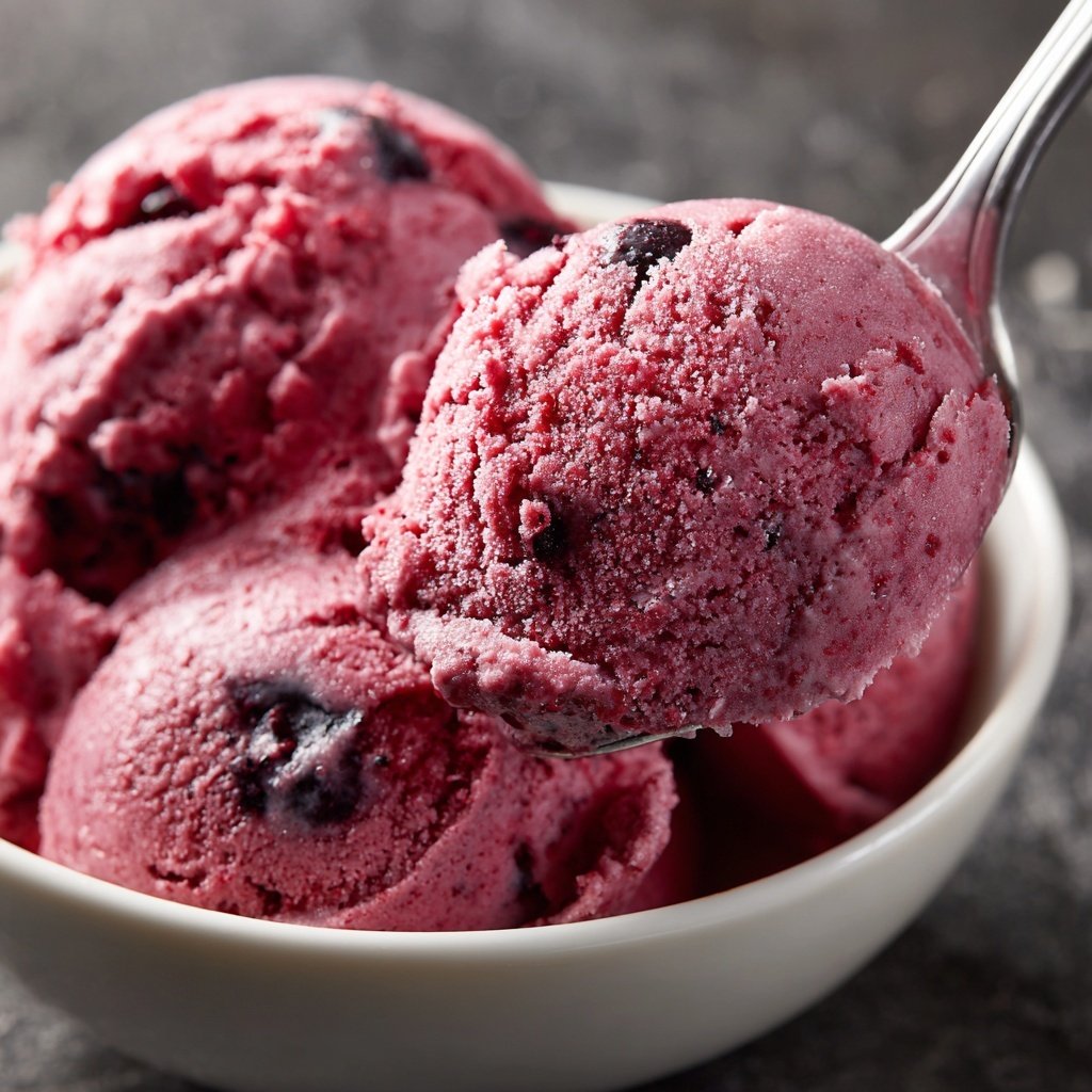 Eis Mit Beeren Selber Machen