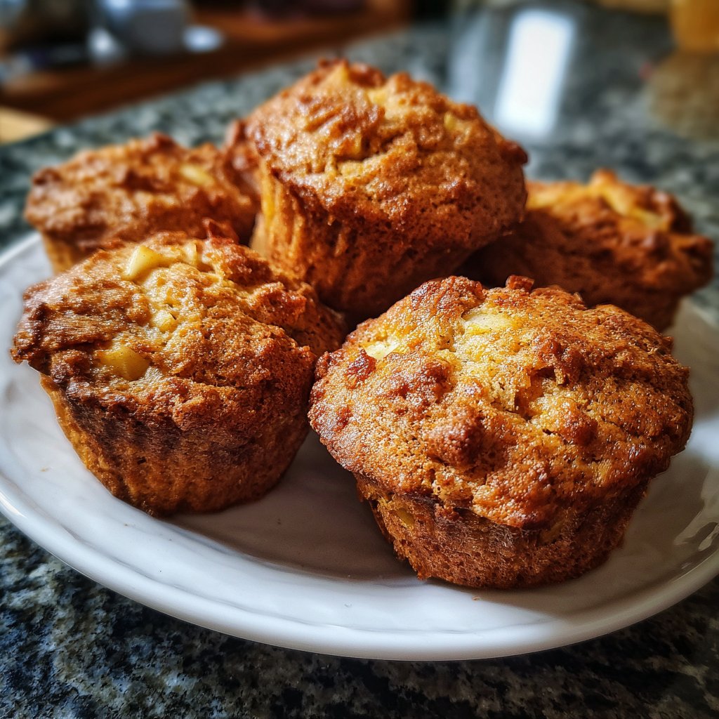 Muffins mit Apfel und Zimt