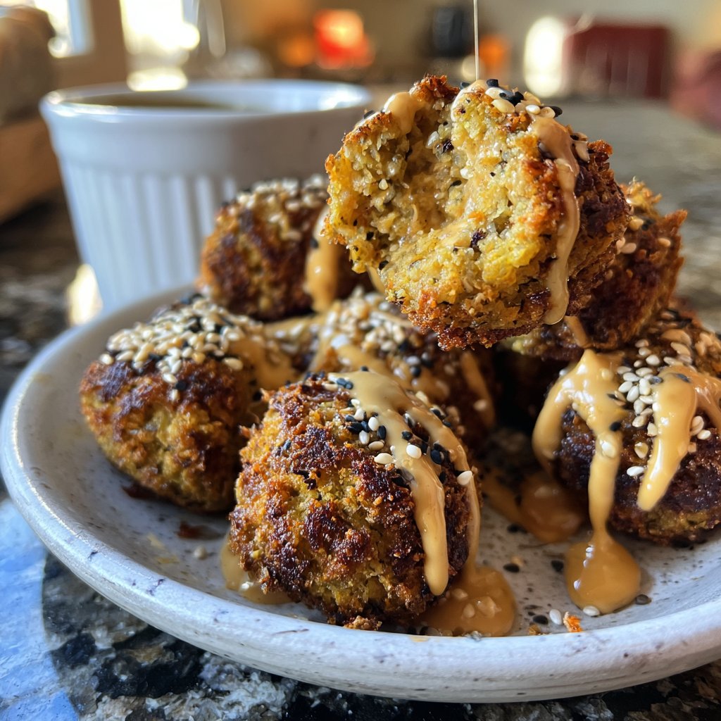 Falafel mit Sesamsauce