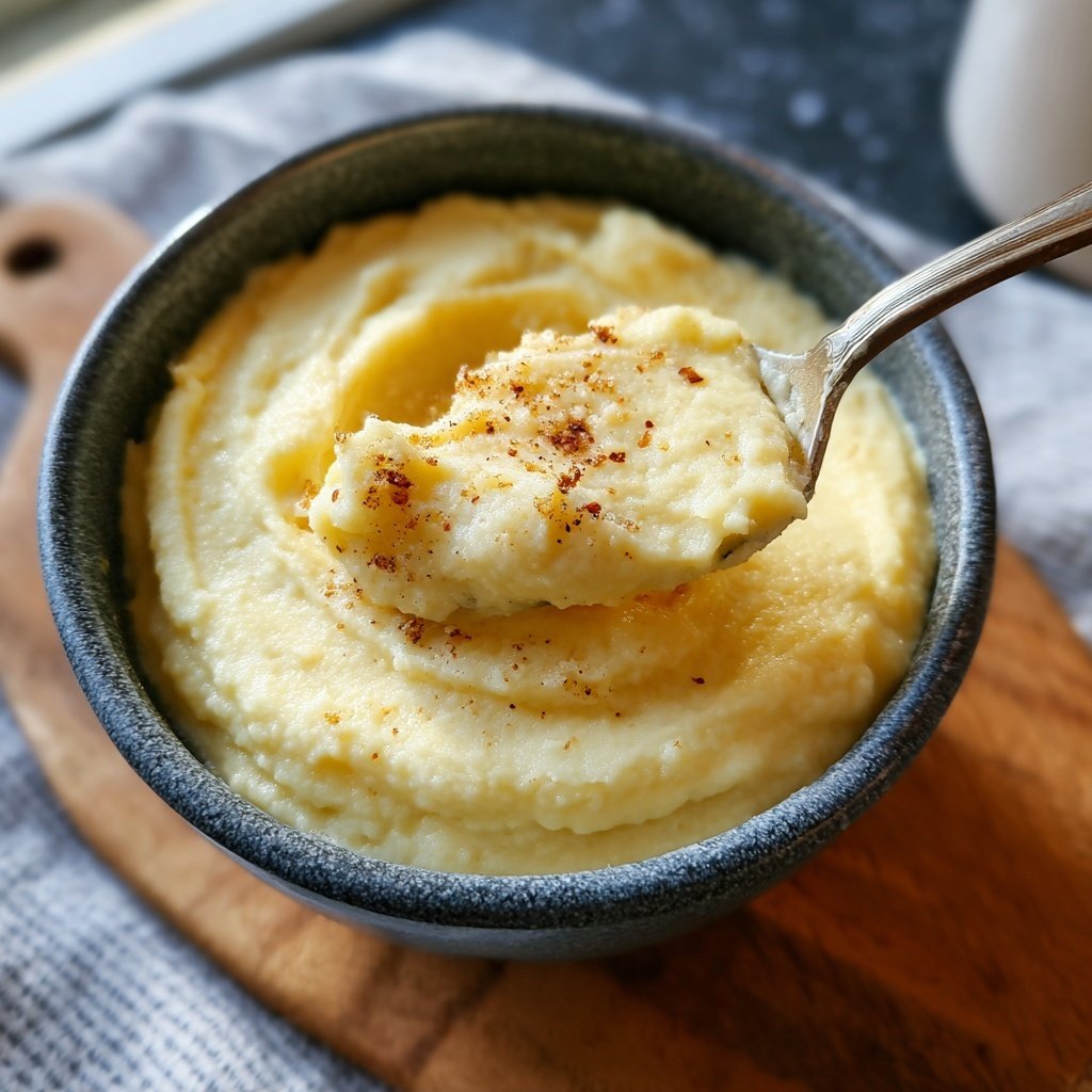 Süßkartoffelpüree mit Butter