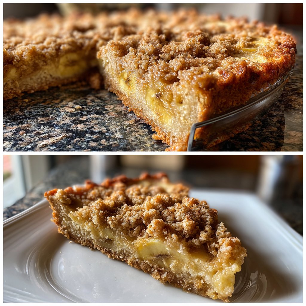 Bananenkuchen mit Zimtstreuseln